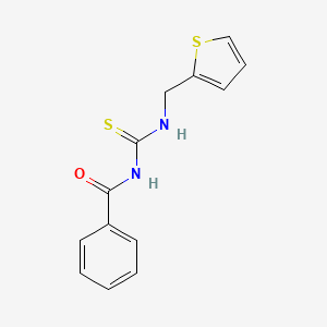 molecular formula C13H12N2OS2 B5708454 N-{[(2-thienylmethyl)amino]carbonothioyl}benzamide CAS No. 123403-76-9