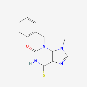 3-benzyl-9-methyl-6-thioxo-1,3,6,9-tetrahydro-2H-purin-2-one