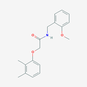 molecular formula C18H21NO3 B5708706 2-(2,3-dimethylphenoxy)-N-(2-methoxybenzyl)acetamide 
