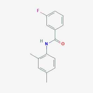 molecular formula C15H14FNO B5708708 N-(2,4-dimethylphenyl)-3-fluorobenzamide CAS No. 416890-16-9