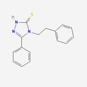 molecular formula C16H15N3S B5708714 5-phenyl-4-(2-phenylethyl)-4H-1,2,4-triazole-3-thiol 