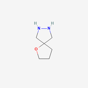 molecular formula C6H12N2O B570872 1-Oxa-7,8-diazaspiro[4.4]nonane CAS No. 119999-79-0