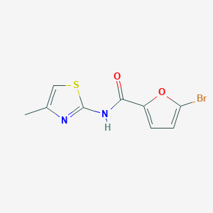 molecular formula C9H7BrN2O2S B5708720 5-bromo-N-(4-methyl-1,3-thiazol-2-yl)-2-furamide 