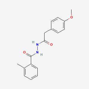 N'-[(4-methoxyphenyl)acetyl]-2-methylbenzohydrazide