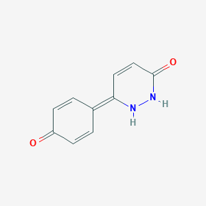molecular formula C10H8N2O2 B057088 6-(4-羟基苯基)哒嗪-3(2H)-酮 CAS No. 54851-73-9