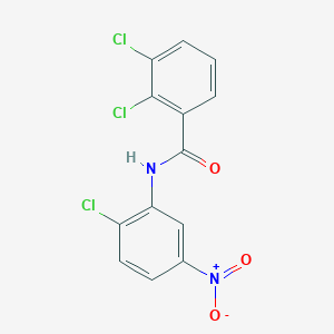 molecular formula C13H7Cl3N2O3 B5708815 2,3-dichloro-N-(2-chloro-5-nitrophenyl)benzamide 