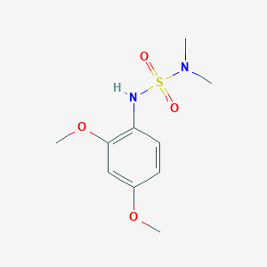molecular formula C10H16N2O4S B5708827 N'-(2,4-dimethoxyphenyl)-N,N-dimethylsulfamide 