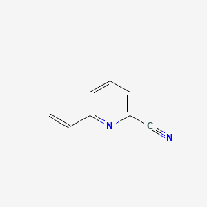 molecular formula C8H6N2 B570883 6-Vinylpicolinonitrile CAS No. 120613-15-2