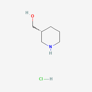 molecular formula C6H14ClNO B570889 (r)-Piperidin-3-ylmethanol hydrochloride CAS No. 1124199-58-1