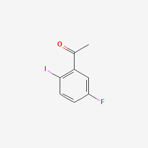 molecular formula C8H6FIO B570891 5'-Fluoro-2'-iodoacetophenone CAS No. 914225-70-0