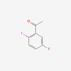 molecular formula C8H6FIO B570891 5'-Fluor-2'-Iodacetophenon CAS No. 914225-70-0