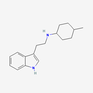 molecular formula C17H24N2 B5708949 N-[2-(1H-indol-3-yl)ethyl]-4-methylcyclohexanamine 