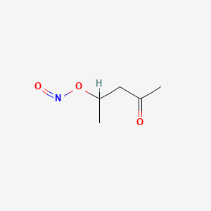 4-Oxopentan-2-yl nitrite