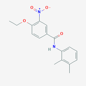 molecular formula C17H18N2O4 B5708986 N-(2,3-dimethylphenyl)-4-ethoxy-3-nitrobenzamide 