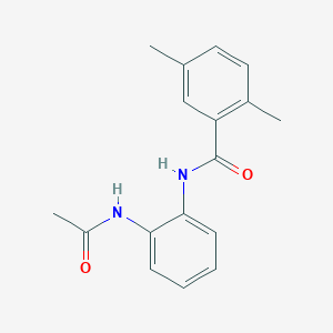 molecular formula C17H18N2O2 B5708994 N-[2-(acetylamino)phenyl]-2,5-dimethylbenzamide 