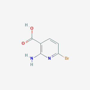 molecular formula C6H5BrN2O2 B570901 2-Amino-6-bromonicotinic acid CAS No. 1196157-51-3