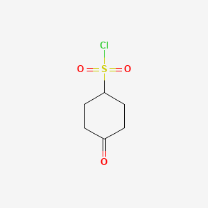 molecular formula C6H9ClO3S B570904 4-Oxocyclohexane-1-sulfonyl chloride CAS No. 1262409-43-7