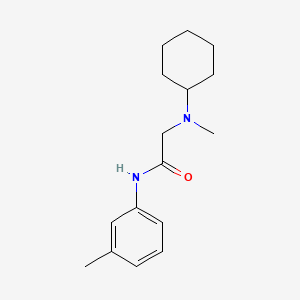 N~2~-cyclohexyl-N~2~-methyl-N~1~-(3-methylphenyl)glycinamide