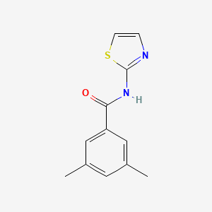 molecular formula C12H12N2OS B5709055 3,5-dimethyl-N-1,3-thiazol-2-ylbenzamide 