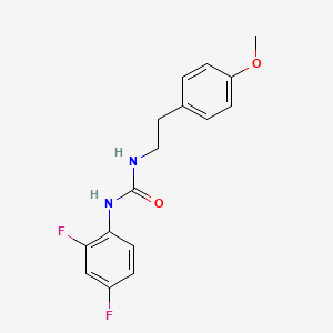 N-(2,4-difluorophenyl)-N'-[2-(4-methoxyphenyl)ethyl]urea