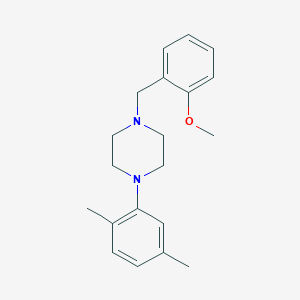 1-(2,5-dimethylphenyl)-4-(2-methoxybenzyl)piperazine