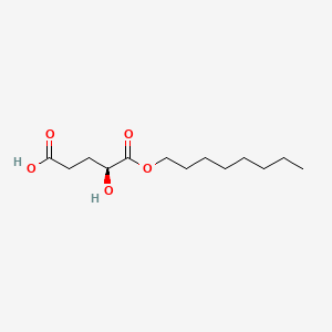 molecular formula C13H24O5 B570914 (2S)-Octyl-alpha-hydroxyglutarate CAS No. 1391194-64-1