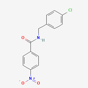 molecular formula C14H11ClN2O3 B5709169 N-(4-chlorobenzyl)-4-nitrobenzamide 