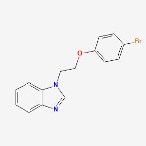 1-[2-(4-bromophenoxy)ethyl]-1H-benzimidazole
