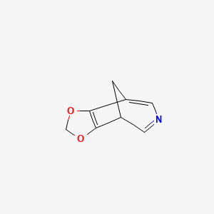 molecular formula C8H7NO2 B570923 2H,4H-4,8-Methano[1,3]dioxolo[4,5-d]azepine CAS No. 112950-28-4