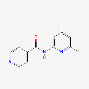 molecular formula C13H13N3O B5709248 N-(4,6-dimethyl-2-pyridinyl)isonicotinamide 
