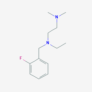 molecular formula C13H21FN2 B5709274 N-ethyl-N-(2-fluorobenzyl)-N',N'-dimethyl-1,2-ethanediamine 