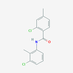 molecular formula C15H13Cl2NO B5709306 2-chloro-N-(3-chloro-2-methylphenyl)-4-methylbenzamide 