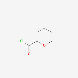 molecular formula C6H7ClO2 B570931 3,4-Dihydro-2H-pyran-2-carbonyl chloride CAS No. 114769-18-5