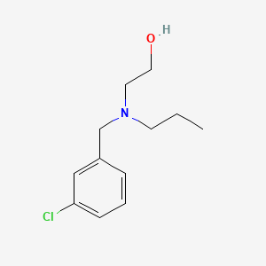molecular formula C12H18ClNO B5709372 2-[(3-chlorobenzyl)(propyl)amino]ethanol 