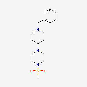 molecular formula C17H27N3O2S B5709380 1-(1-benzyl-4-piperidinyl)-4-(methylsulfonyl)piperazine CAS No. 6043-22-7