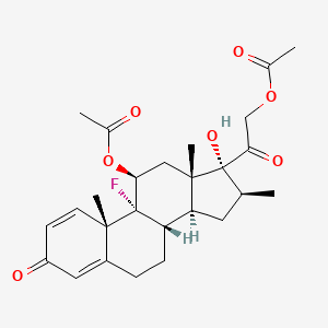 molecular formula C26H33FO7 B570941 Betamethasone 11,21-diacetate CAS No. 330157-05-6