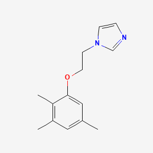molecular formula C14H18N2O B5709429 1-[2-(2,3,5-trimethylphenoxy)ethyl]-1H-imidazole 