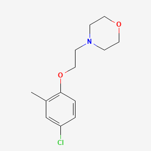 molecular formula C13H18ClNO2 B5709434 4-[2-(4-chloro-2-methylphenoxy)ethyl]morpholine 