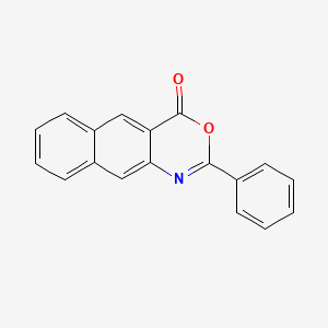 molecular formula C18H11NO2 B5709445 2-phenyl-4H-naphtho[2,3-d][1,3]oxazin-4-one CAS No. 18600-63-0