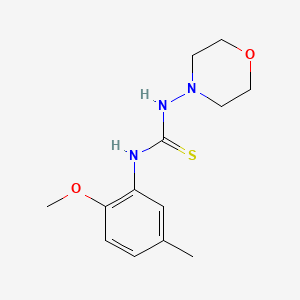 N-(2-methoxy-5-methylphenyl)-N'-4-morpholinylthiourea