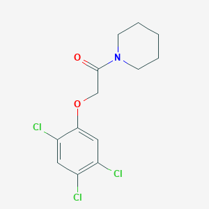 molecular formula C13H14Cl3NO2 B5709465 1-[(2,4,5-trichlorophenoxy)acetyl]piperidine 
