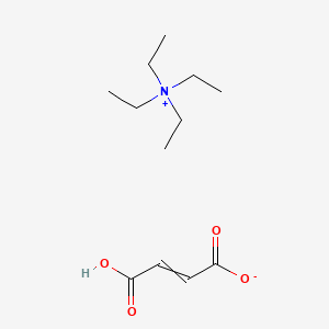 molecular formula C12H23NO4 B570947 N,N,N-Triethylethanaminium 3-carboxyprop-2-enoate CAS No. 111754-37-1