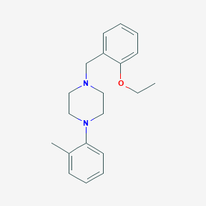 molecular formula C20H26N2O B5709496 1-(2-ethoxybenzyl)-4-(2-methylphenyl)piperazine 