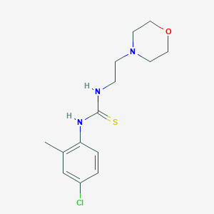 N-(4-chloro-2-methylphenyl)-N'-[2-(4-morpholinyl)ethyl]thiourea