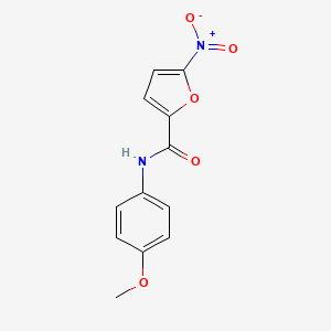 molecular formula C12H10N2O5 B5709537 N-(4-methoxyphenyl)-5-nitro-2-furamide 