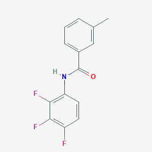 molecular formula C14H10F3NO B5709563 3-methyl-N-(2,3,4-trifluorophenyl)benzamide 