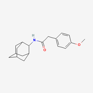 molecular formula C19H25NO2 B5709585 N-2-adamantyl-2-(4-methoxyphenyl)acetamide CAS No. 6380-47-8