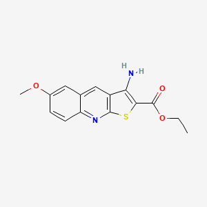 molecular formula C15H14N2O3S B5709625 ethyl 3-amino-6-methoxythieno[2,3-b]quinoline-2-carboxylate 