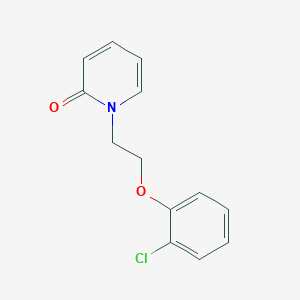 molecular formula C13H12ClNO2 B5709689 1-[2-(2-chlorophenoxy)ethyl]-2(1H)-pyridinone 