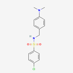 4-chloro-N-[4-(dimethylamino)benzyl]benzenesulfonamide